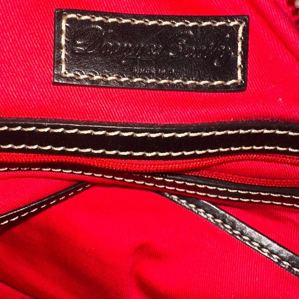 Dooney & Bourke Black and White Monogram Shoulder Bag - Picture 11 of 16